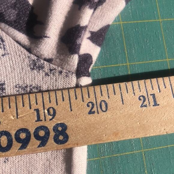 Tickled Teal Sz Small Open Duster Cardigan Long Sleeve Leopard Pockets - Picture 5 of 6